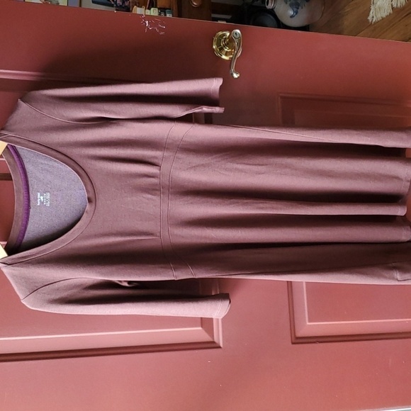 Horny Toad brown 3/4 Sleeve dress size medium So soft - Picture 1 of 10
